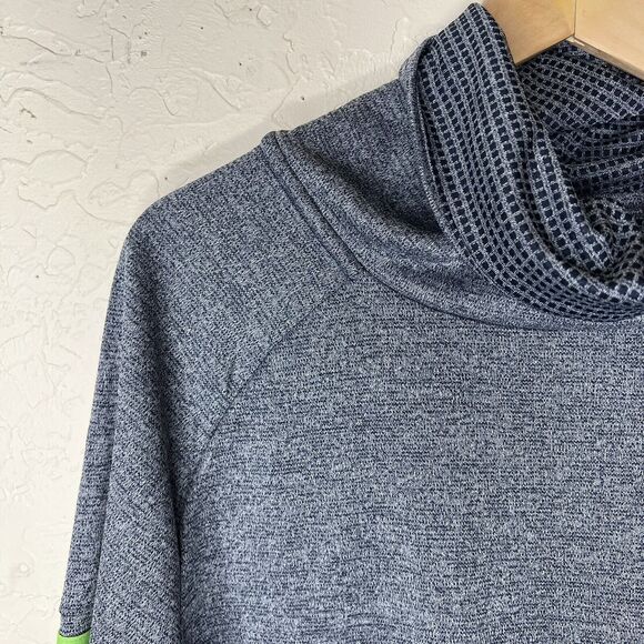 NIKE SEATTLE SEAHAWKS NFL WOMENS FUNNEL RAGLAN PERFORMANCE PULLOVER HOODIE Sz L - Picture 4 of 12